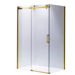 KABINA PRYSZNICOWA PROSTOKĄTNA KZ202B ZŁOTA 110x90 CM KZ202B-GL-110X90