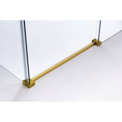 KABINA PRYSZNICOWA PROSTOKĄTNA KZ202B ZŁOTA 110x90 CM KZ202B-GL-110X90