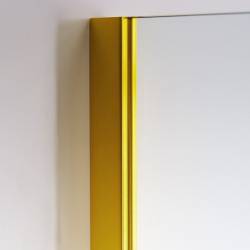 KABINA PRYSZNICOWA PROSTOKĄTNA KZ202B ZŁOTA 110x90 CM KZ202B-GL-110X90