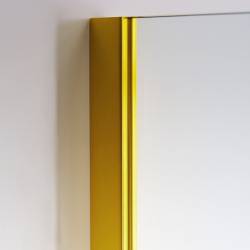 KABINA PRYSZNICOWA PROSTOKĄTNA KZ202A ZŁOTA 100x90 CM KZ202A-GL-100X90