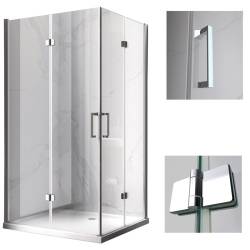 KABINA PRYSZNICOWA PROSTOKĄTNA KZ13C CHROM 120x90 CM KZ13C-120X90