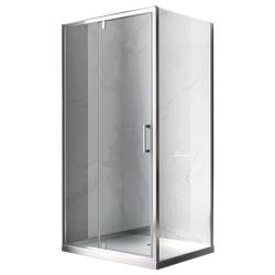 KABINA PRYSZNICOWA PROSTOKĄTNA KZ07D CHROM 120x100 CM KZ07D-120X100