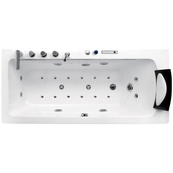 Wanna z hydromasażem SPA Olimpia 935CL 170x75 Lewa