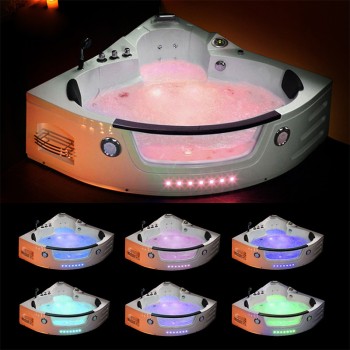 Wanna z hydromasażem z podgrzewaczem SPA Orino 2 8 DYSZ 632AH 152x152
