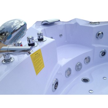Wanna z hydromasażem z podgrzewaczem SPA Orino 2 8 DYSZ 632AH 152x152