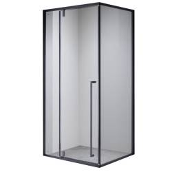 KABINA PRYSZNICOWA PROSTOKĄTNA BS16C CZARNA 120x90 CM BS16C-120X90