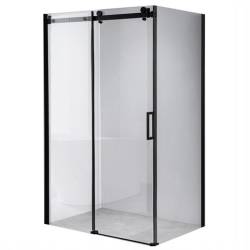 KABINA PRYSZNICOWA PROSTOKĄTNA BS15B CZARNA 110x80 CM BS15B-110X80