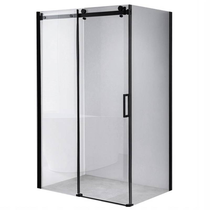 KABINA PRYSZNICOWA PROSTOKĄTNA BS15B CZARNA 110x80 CM BS15B-110X80