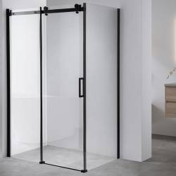 KABINA PRYSZNICOWA PROSTOKĄTNA BS15B CZARNA 110x80 CM BS15B-110X80