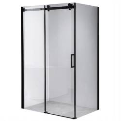 KABINA PRYSZNICOWA PROSTOKĄTNA BS14C CZARNA 120x90 CM BS14C-120X90