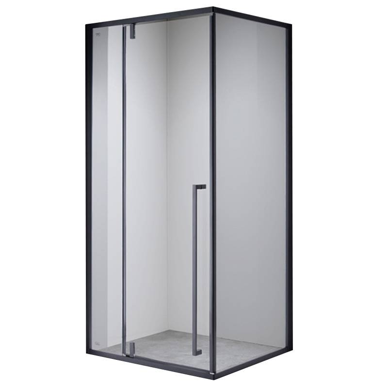 KABINA PRYSZNICOWA PROSTOKĄTNA BS12C CZARNA 120x80 CM BS12C-120X80