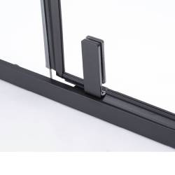 KABINA PRYSZNICOWA PROSTOKĄTNA BS12C CZARNA 120x80 CM BS12C-120X80