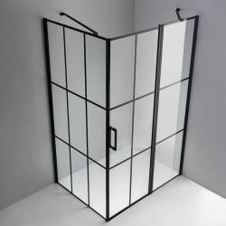 KABINA PRYSZNICOWA PROSTOKĄTNA BS03C CZARNA 120x90 CM BS03C-120X90
