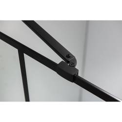 KABINA PRYSZNICOWA PROSTOKĄTNA BS03B CZARNA 110x90 CM BS03B-BL-110X90