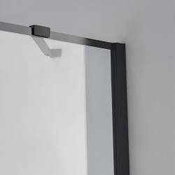 KABINA PRYSZNICOWA PROSTOKĄTNA BS02C CZARNA 120x80 CM BS02C-120X80