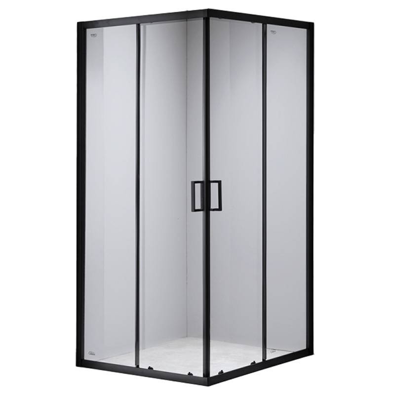 KABINA PRYSZNICOWA KWADRATOWA BL31C CZARNA 100x100 CM BL31C-100