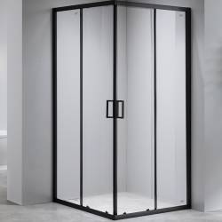 KABINA PRYSZNICOWA KWADRATOWA BL31C CZARNA 100x100 CM BL31C-100