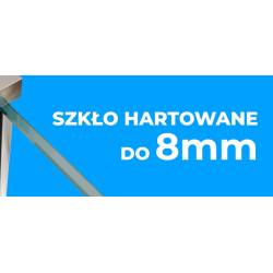 KABINA PRYSZNICOWA PROSTOKĄTNA Z BRODZIKIEM KZ12B/SXL03C CZARNA 100x80 CM