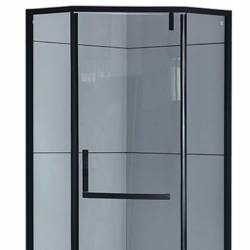 KABINA PRYSZNICOWA PIĘCIOKĄTNA KZ4026B CZARNA 90x90 CM KZ4026B-BL-90
