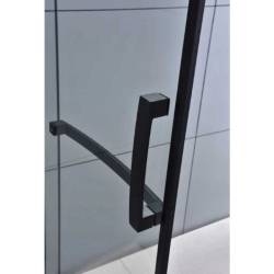 KABINA PRYSZNICOWA PIĘCIOKĄTNA KZ4026A CZARNA 80x80 CM KZ4026A-BL-80