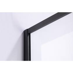 KABINA PRYSZNICOWA PIĘCIOKĄTNA BS07B CZARNA 90x90 CM BS07B-90
