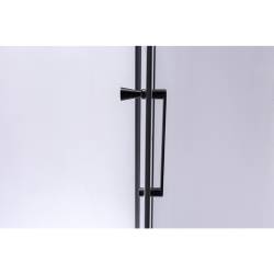 KABINA PRYSZNICOWA PIĘCIOKĄTNA BS06B CZARNA 90x90 CM BS06B-90