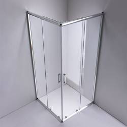 KABINA PRYSZNICOWA KWADRATOWA ZKM-1019 CHROM 100X100 CM ZKM-1019