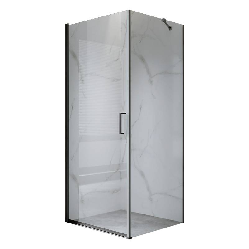 KABINA PRYSZNICOWA KWADRATOWA ZBR-900 CZARNA 90x90 CM ZBR-900