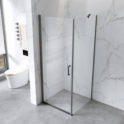 KABINA PRYSZNICOWA KWADRATOWA ZBR-900 CZARNA 90x90 CM ZBR-900