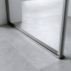 KABINA PRYSZNICOWA KWADRATOWA ZBR-900 CZARNA 90x90 CM ZBR-900