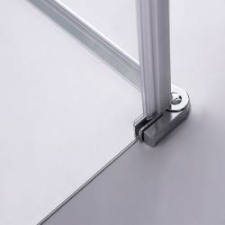 KABINA PRYSZNICOWA KWADRATOWA ZAR-900 CHROM 90x90 CM ZAR-900