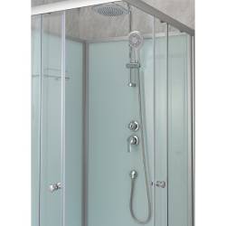 KABINA PRYSZNICOWA KWADRATOWA Z BRODZIKIEM WSH308 CHROM 90x90 CM WSH308-MAT-90