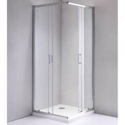 KABINA PRYSZNICOWA KWADRATOWA KZ93B CHROM 90x90 CM KZ93B-90