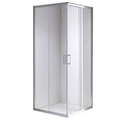 KABINA PRYSZNICOWA KWADRATOWA KZ93A CHROM 80x80 CM KZ93A-80