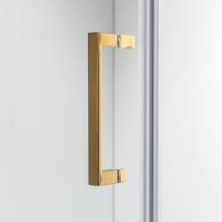 KABINA PRYSZNICOWA KWADRATOWA KZ1390B ZŁOTY 90x90 CM KZ1390B-GL-90