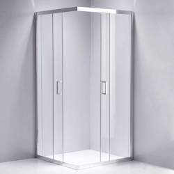 KABINA PRYSZNICOWA KWADRATOWA KZ102B CHROM 90x90 CM KZ102B-90