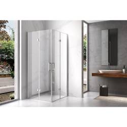 KABINA PRYSZNICOWA KWADRATOWA KZ08C CHROM 90x90 CM KZ08C-90