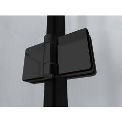 KABINA PRYSZNICOWA KWADRATOWA KZ08B CZARNA 80x80 CM KZ08B-BL-80