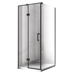 KABINA PRYSZNICOWA KWADRATOWA KZ01D CZARNA100x100 CM KZ01D-BL-100