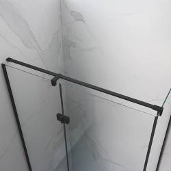 KABINA PRYSZNICOWA KWADRATOWA KZ01D CZARNA100x100 CM KZ01D-BL-100