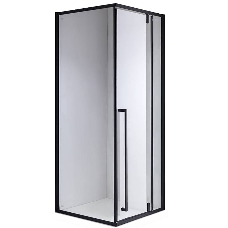 KABINA PRYSZNICOWA KWADRATOWA BS11B CZARNA 90x90 CM BS11B-90