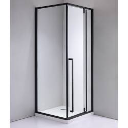 KABINA PRYSZNICOWA KWADRATOWA BS11B CZARNA 90x90 CM BS11B-90