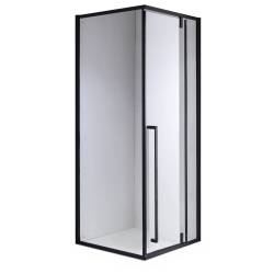 KABINA PRYSZNICOWA KWADRATOWA BS11A CZARNA 80x80 CM BS11A-80