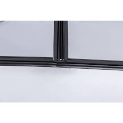 KABINA PRYSZNICOWA KWADRATOWA BS05C CZARNA 100x100 CM BS05C-100