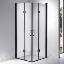 KABINA PRYSZNICOWA KWADRATOWA BS05B CZARNA 90x90 CM BS05B-90