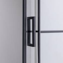 KABINA PRYSZNICOWA KWADRATOWA BL32A CZARNA 80x80 CM BL32A-80