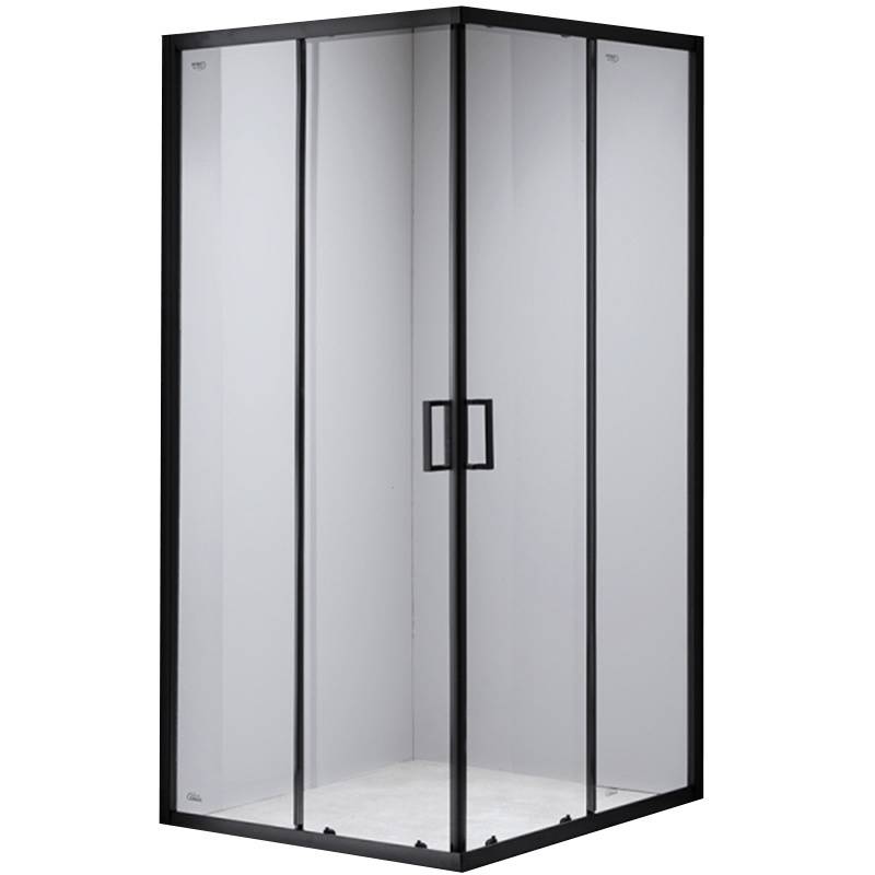 KABINA PRYSZNICOWA KWADRATOWA BL30C CZARNA 100x100 CM BL30C-100