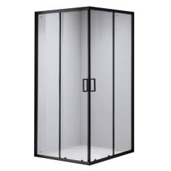 KABINA PRYSZNICOWA KWADRATOWA BL30B CZARNA 90x90 CM BL30B-90