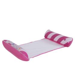 HAMAK MATERAC POMPOWANY BASENOWY DO PŁYWANIA SIATECZKOWY PINKY 120x72 CM PINKY