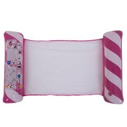 HAMAK MATERAC POMPOWANY BASENOWY DO PŁYWANIA SIATECZKOWY PINKY 120x72 CM PINKY